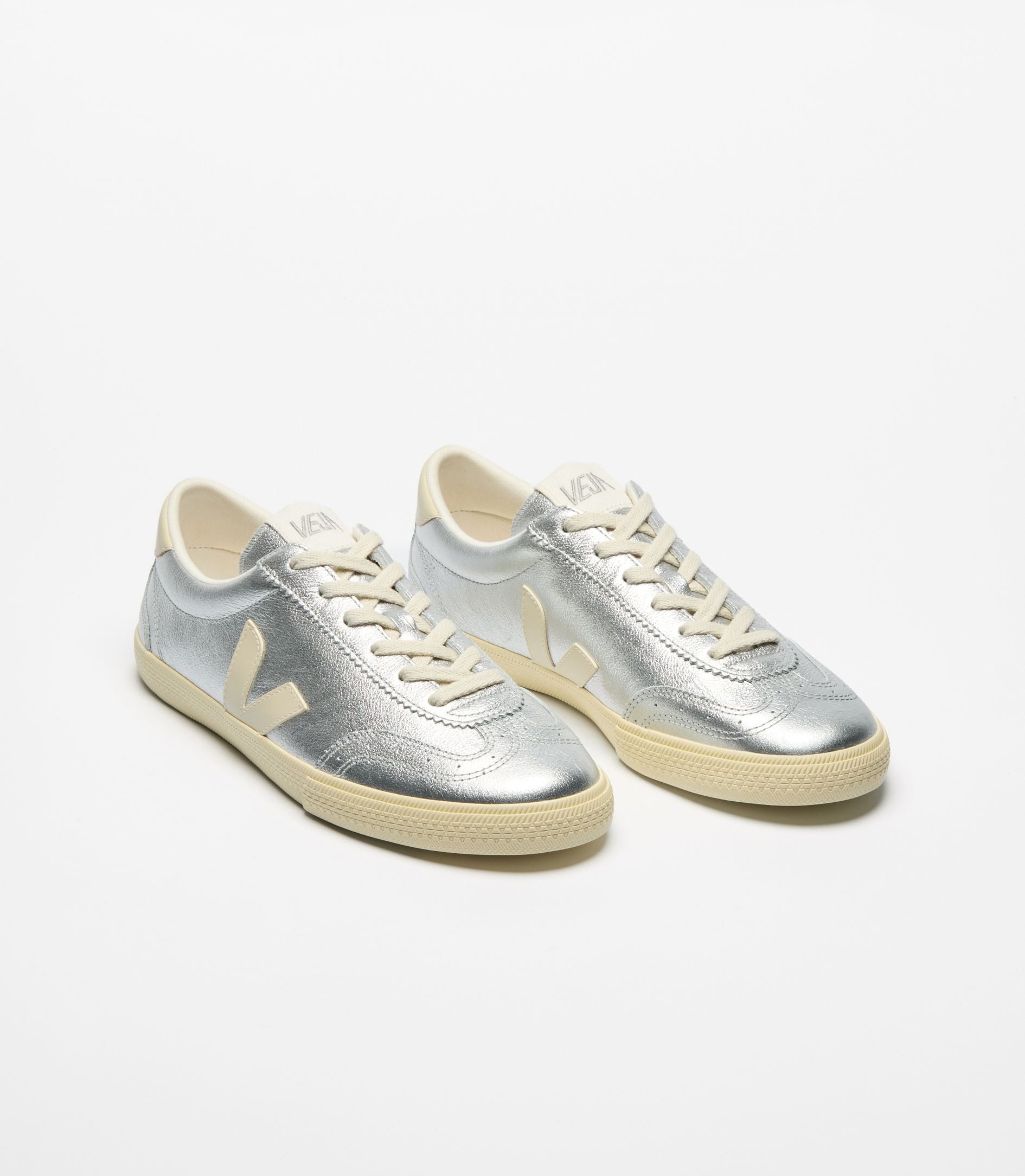 Zapatillas Veja Volley Leather Silver Pierre