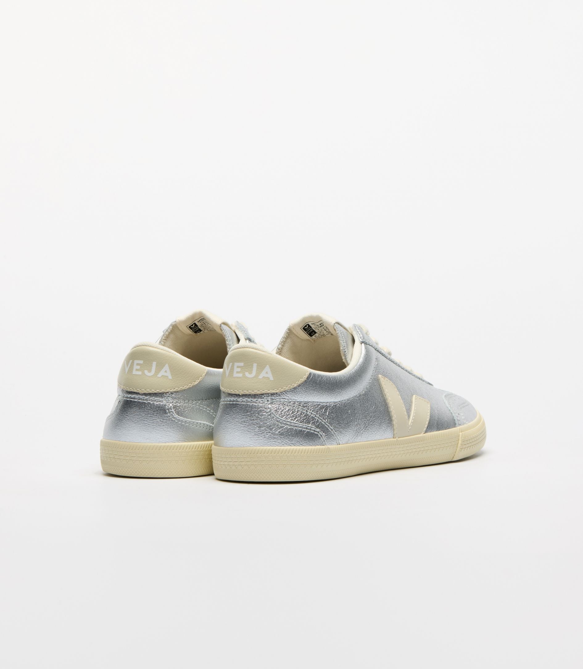 Zapatillas Veja Volley Leather Silver Pierre