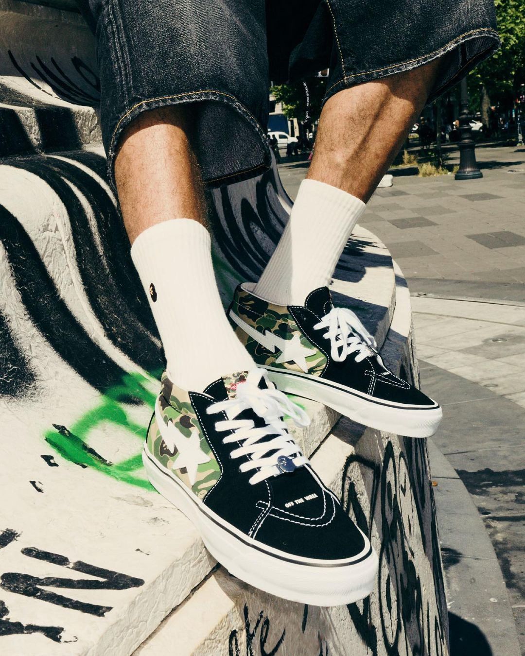 SK8 MID BAPE X VANS