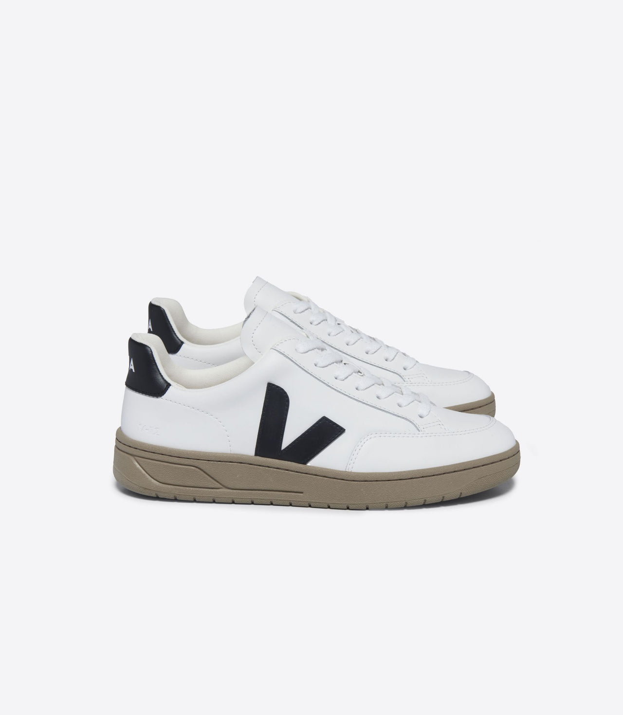 Zapatillas Veja V-12 White Black Dune Mujer