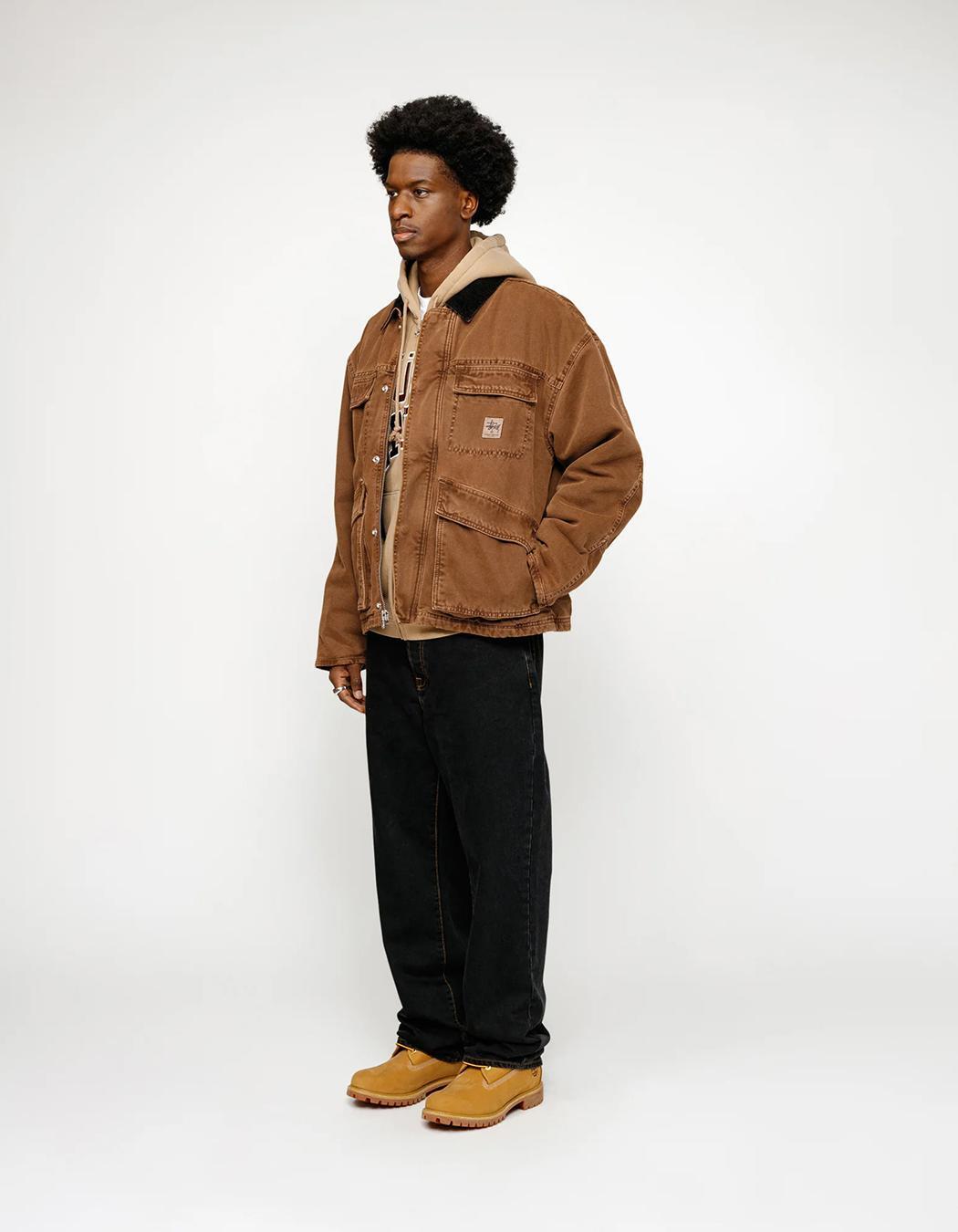 WASHED CANVAS SHOP JACKET BRONZE - Neighborhood