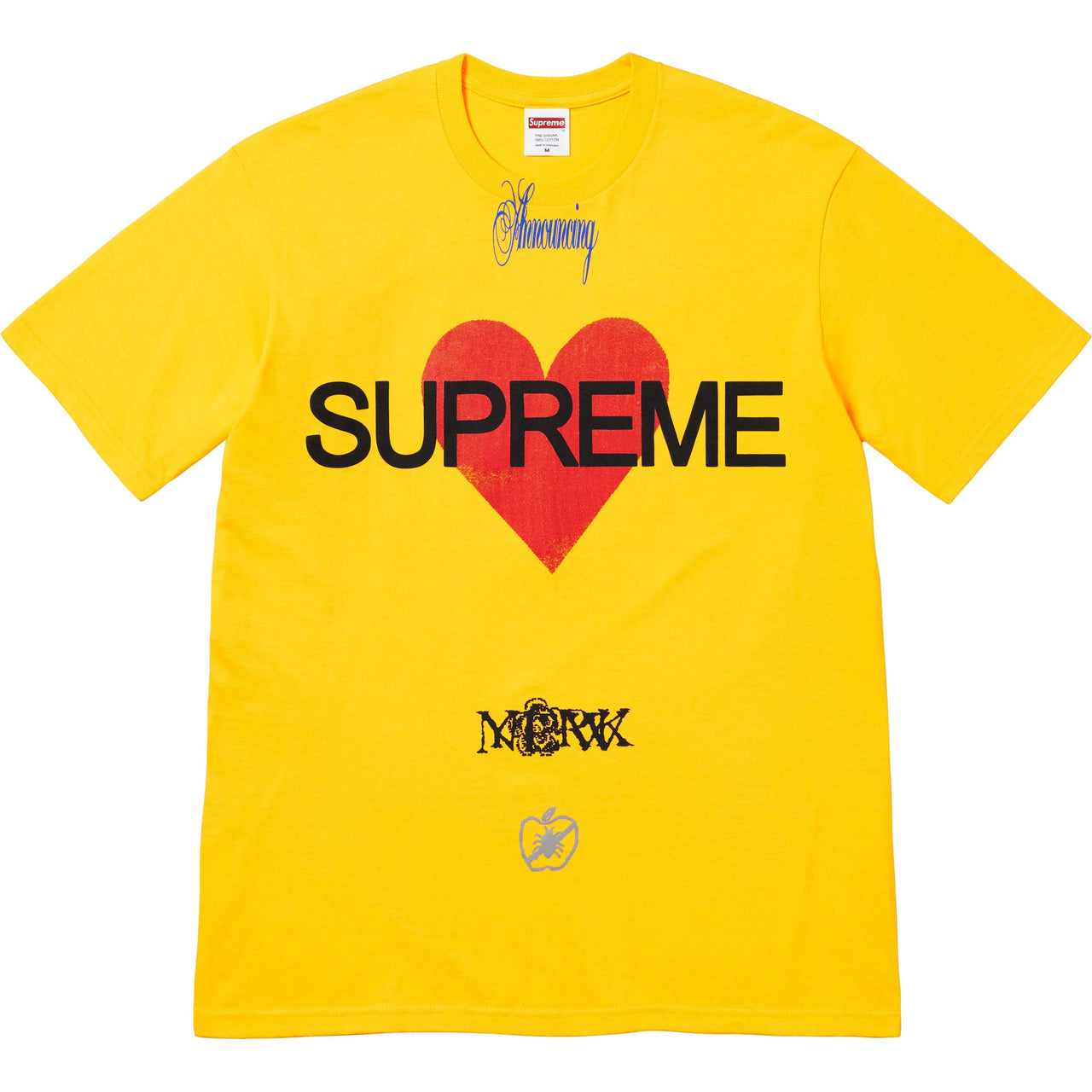 ANNOUNCING TEE YELLOW