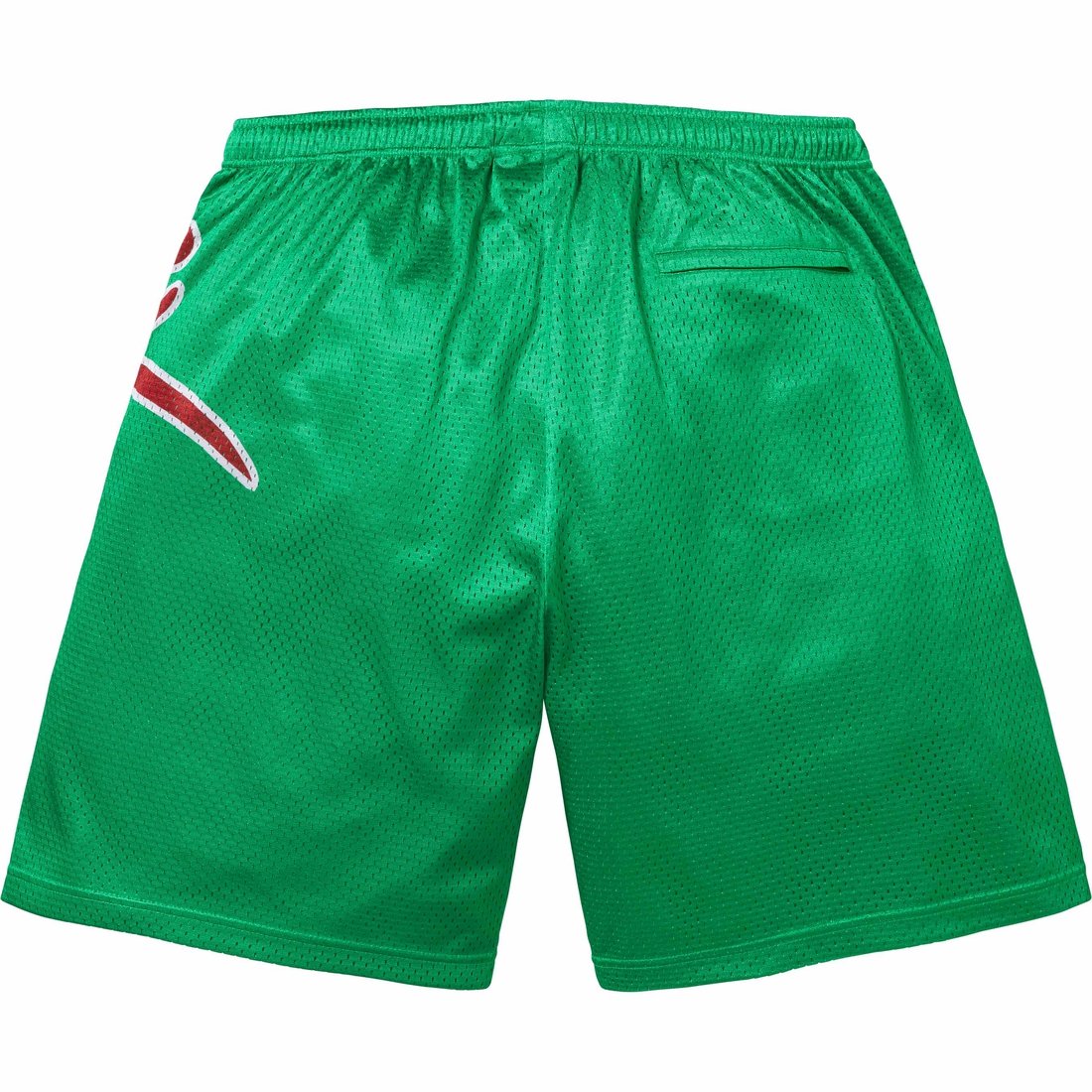 Big Script Mesh Short Green