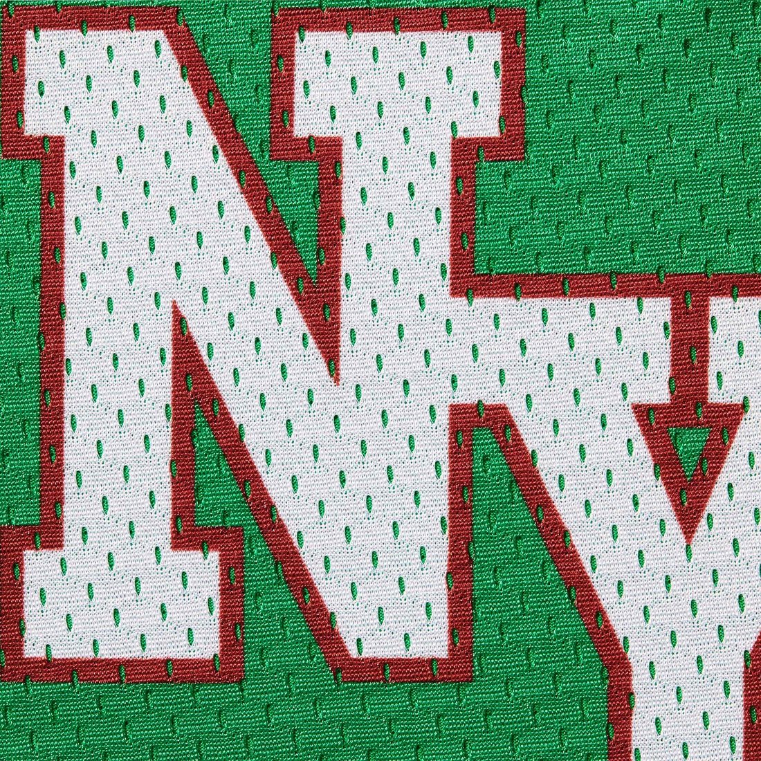 Big Script Mesh Short Green - Neighborhood