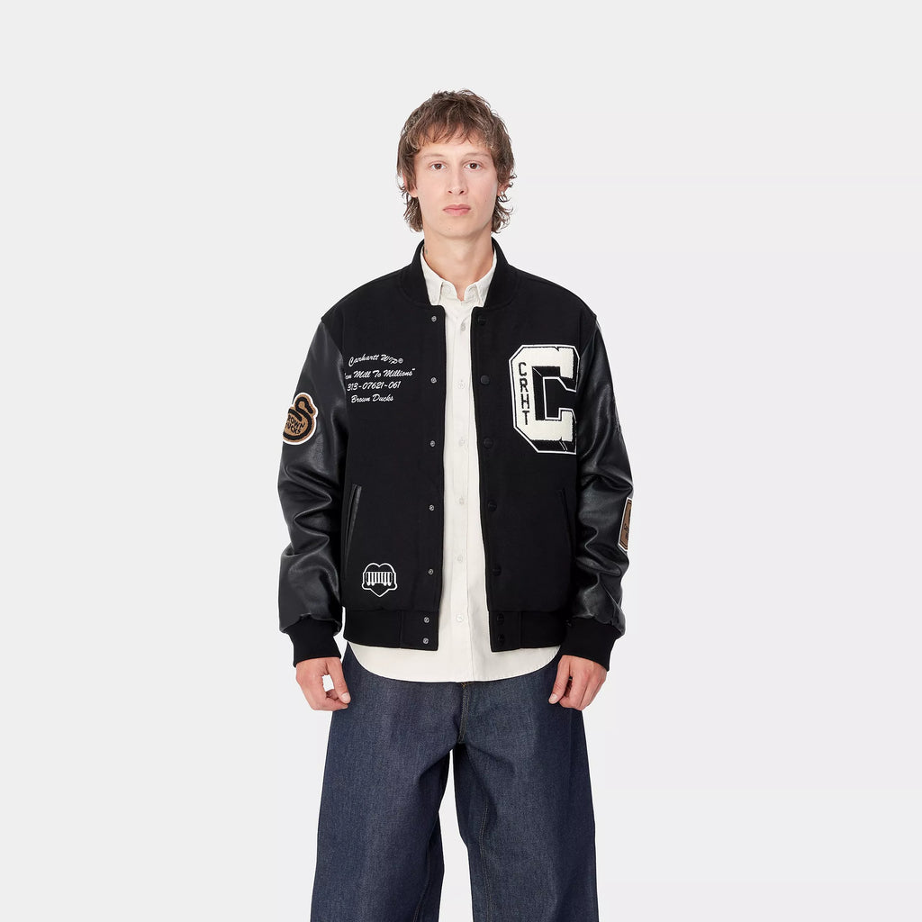 Brown Ducks Bomber Black / Black