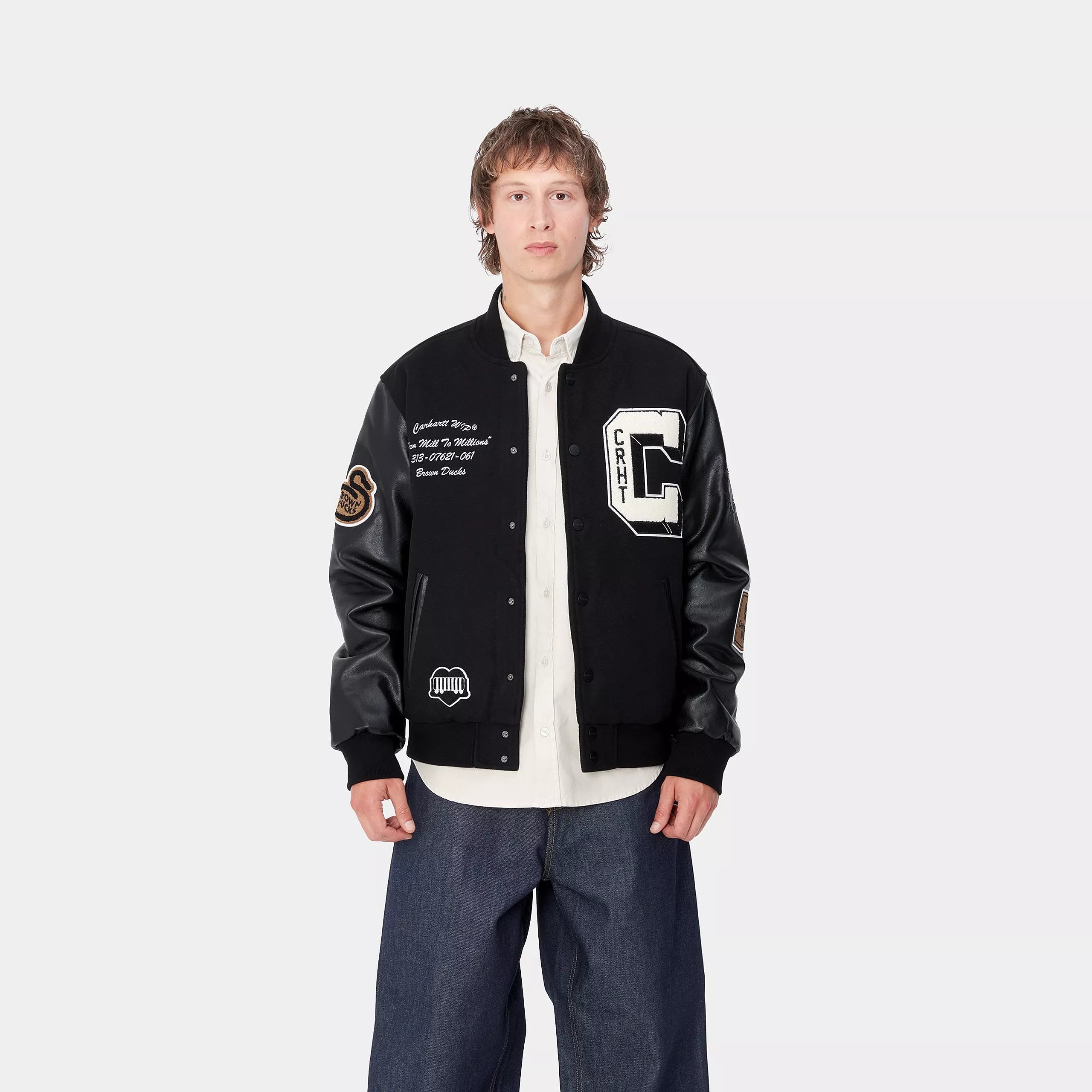 Brown Ducks Bomber Black / Black