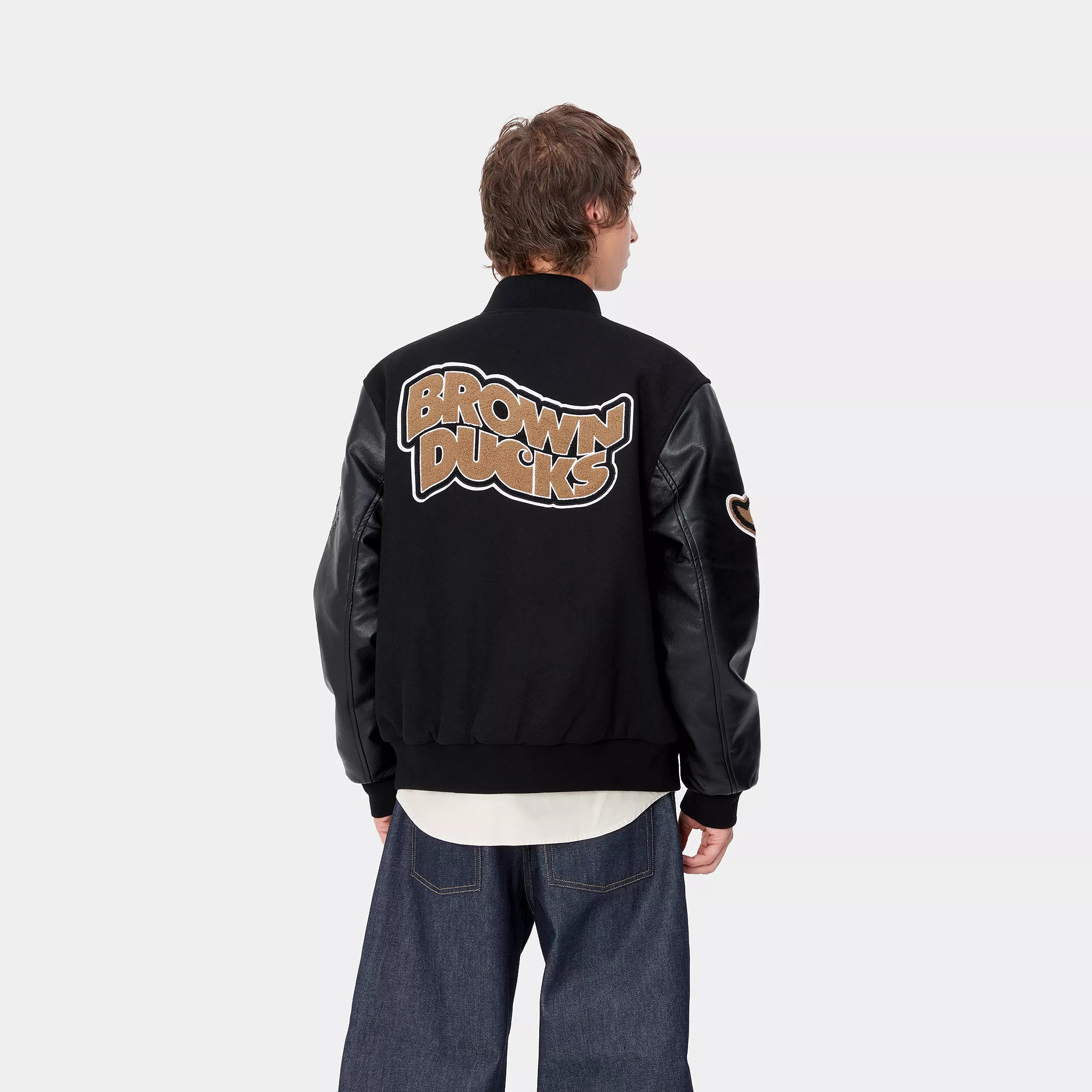 Brown Ducks Bomber Black / Black