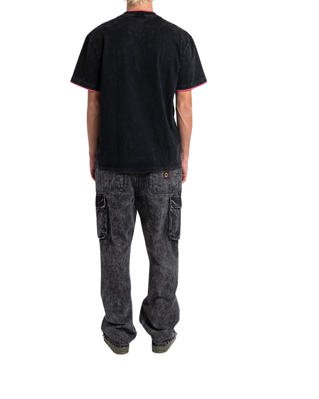 Burly Cargo Pant Mid Black