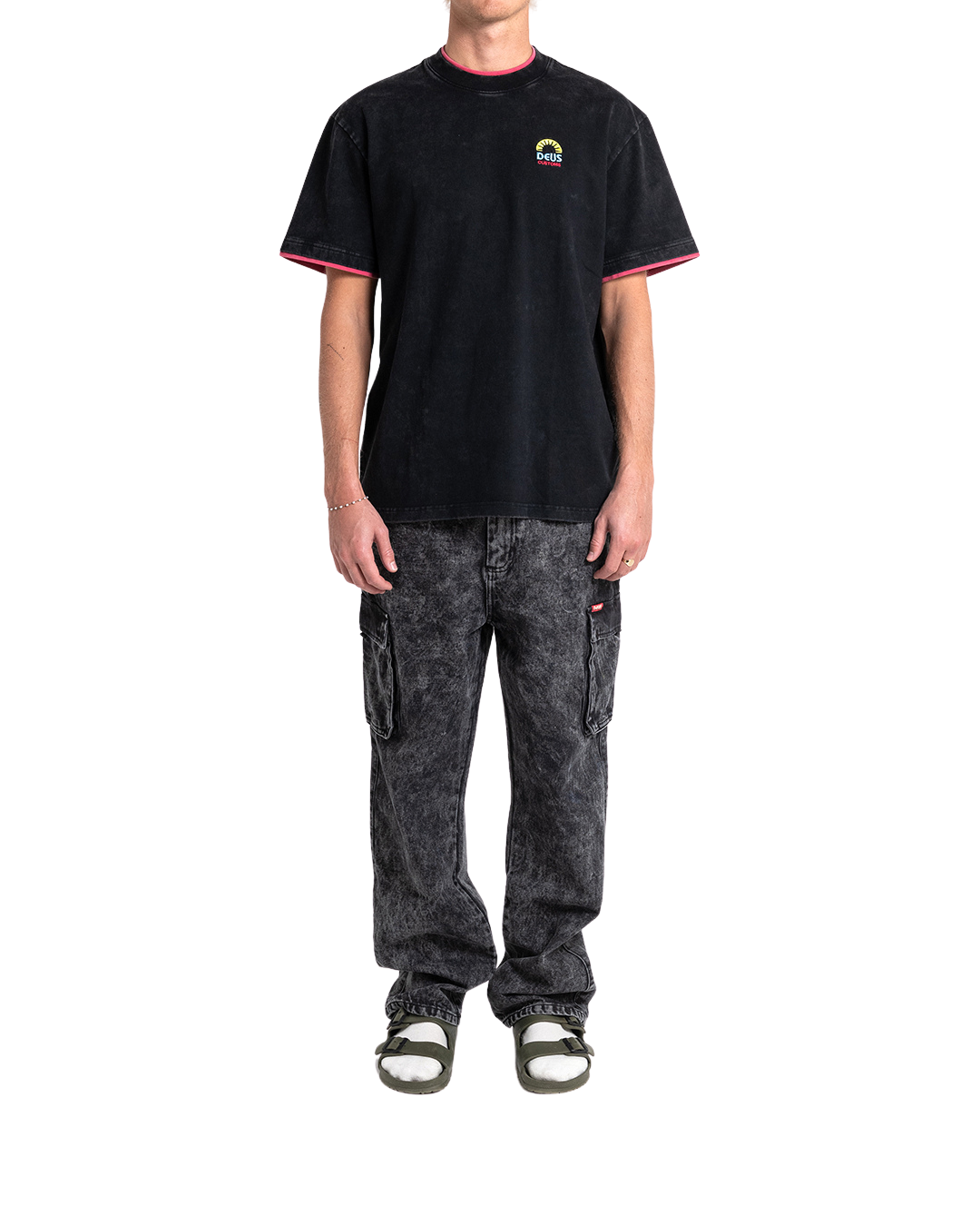 Burly Cargo Pant Mid Black