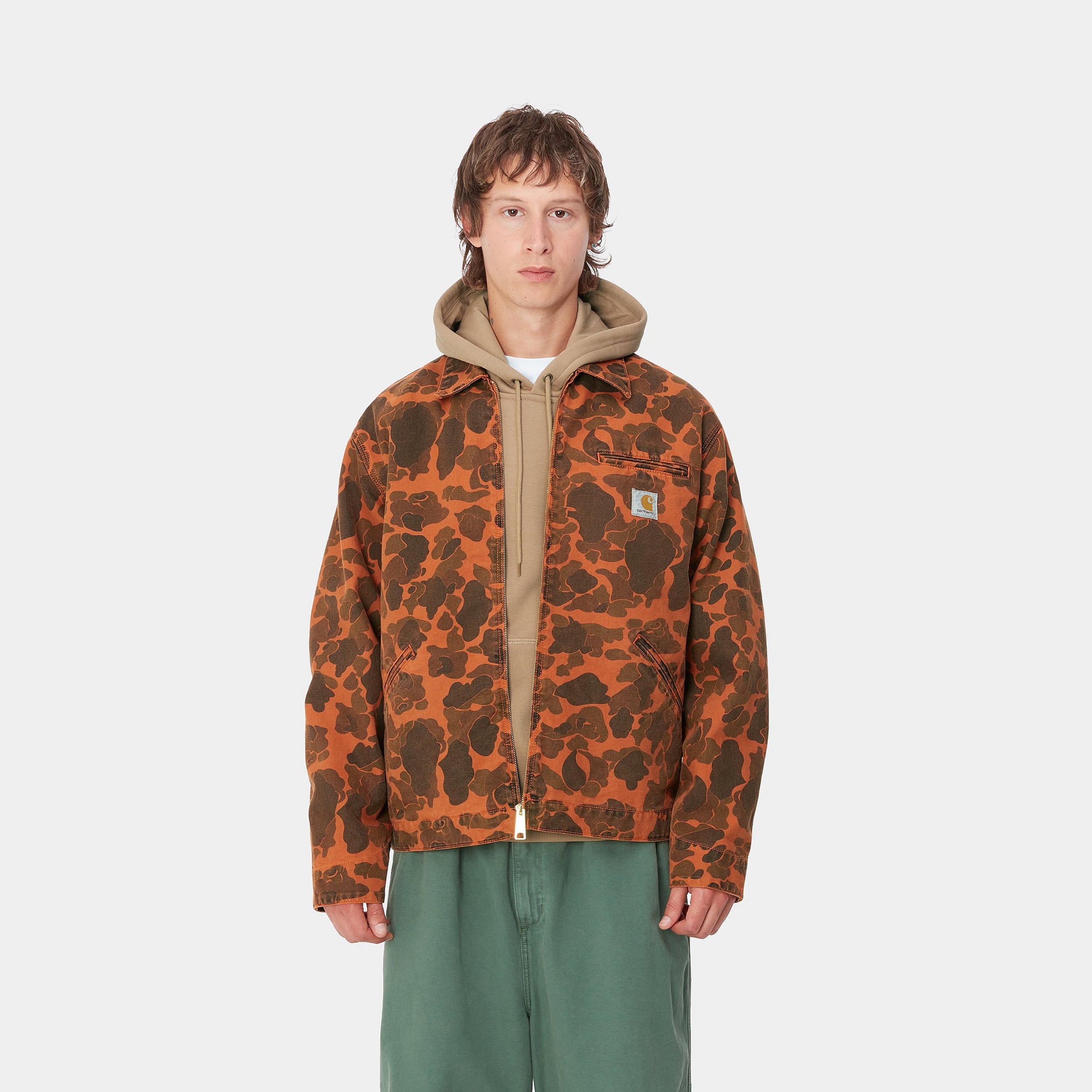 Duck Detroit Jacket Camo Duck Green / Turmeric