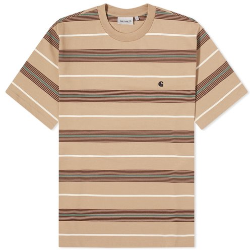 S/S Haynes T-Shirt Haynes Stripe Leather