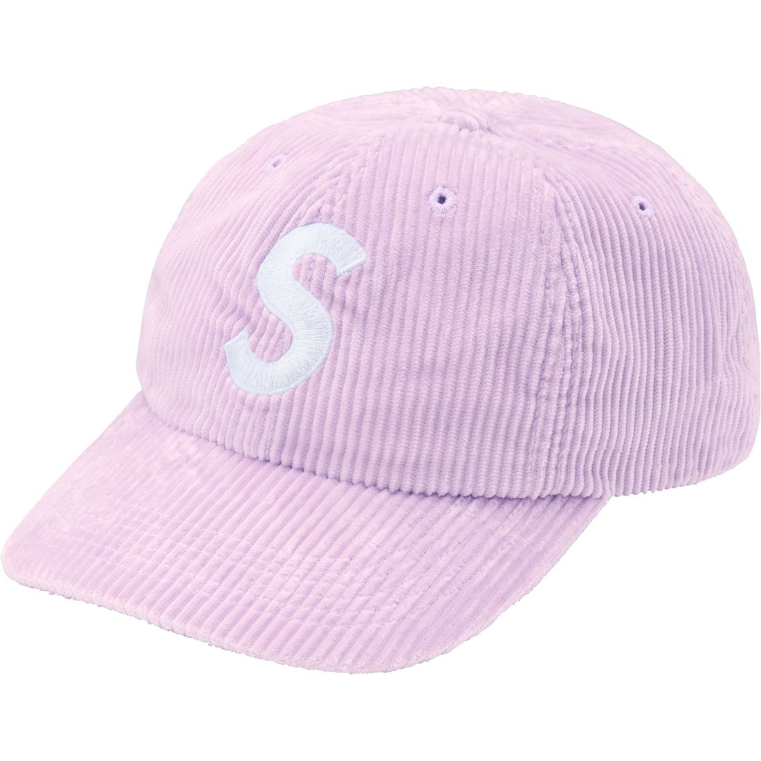 Supreme Corduroy S-Logo 6 Panel Lilac