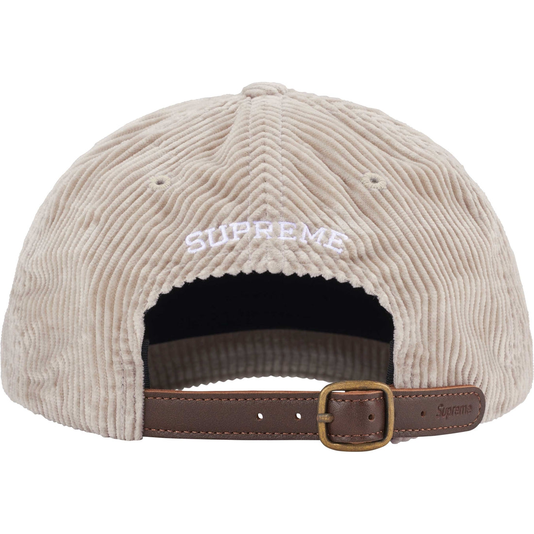 Supreme Corduroy S-Logo 6 Panel Stone