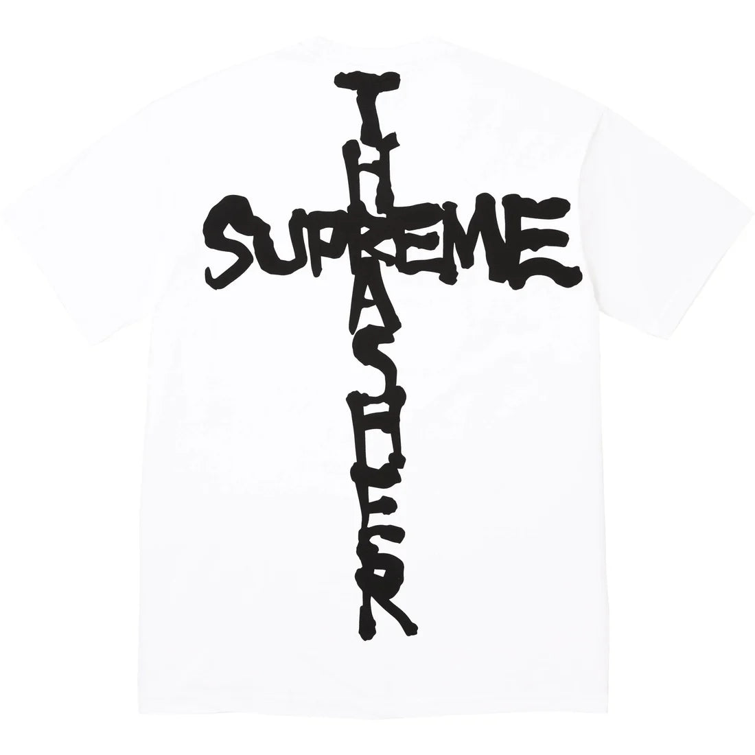 Supreme x Thrasher Cross Tee White