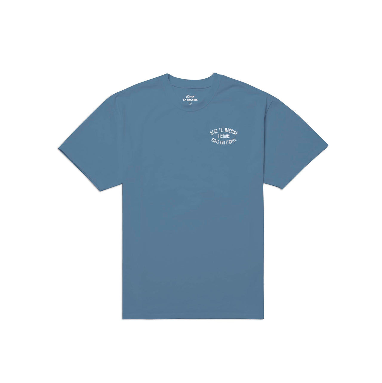 DEUS T-SHIRT BLUE PARTS AND SERVICE