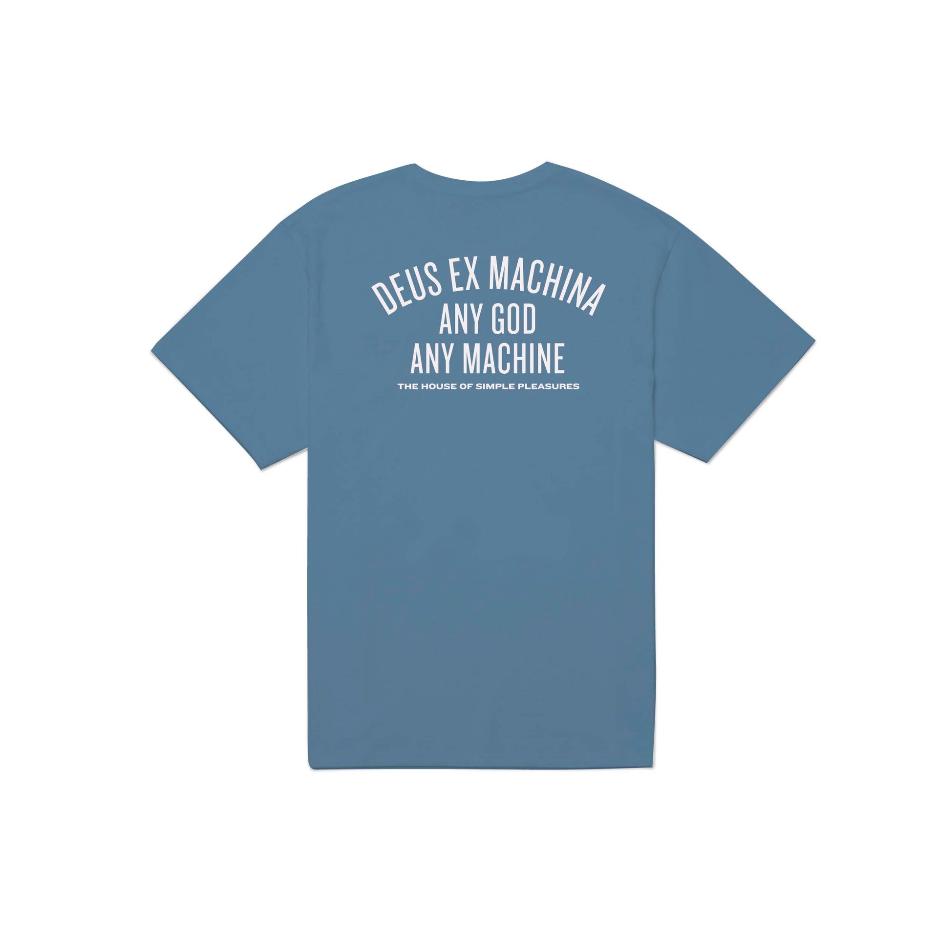 DEUS T-SHIRT BLUE PARTS AND SERVICE