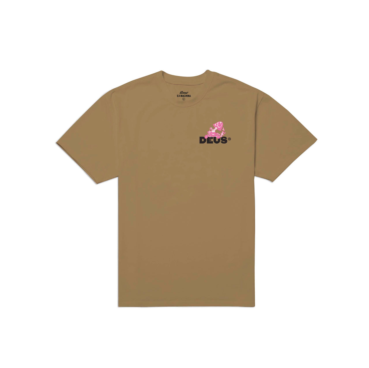 DEUS T-SHIRT HONEY MUSTARD SPEED SHOP