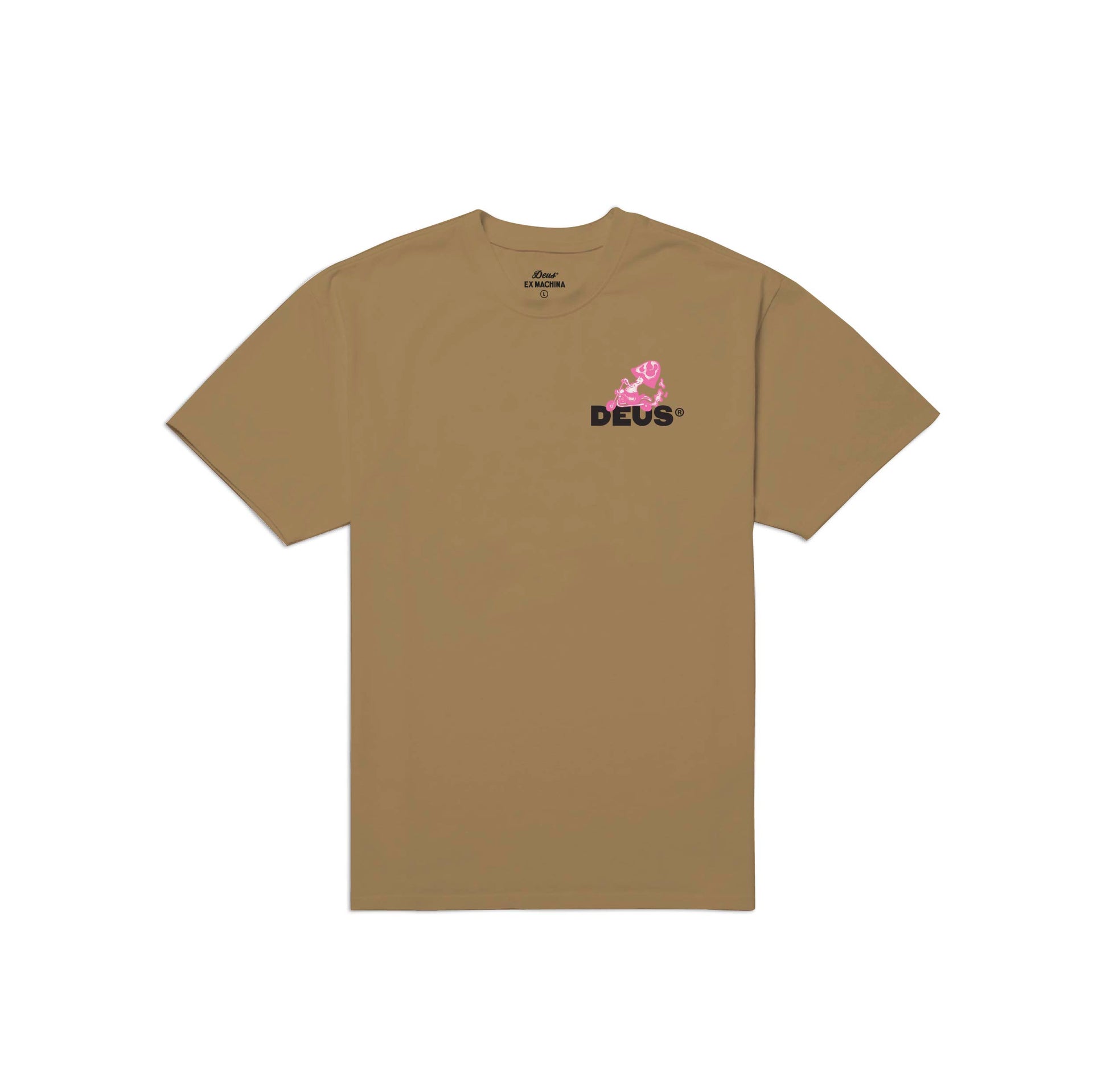 DEUS T-SHIRT HONEY MUSTARD SPEED SHOP