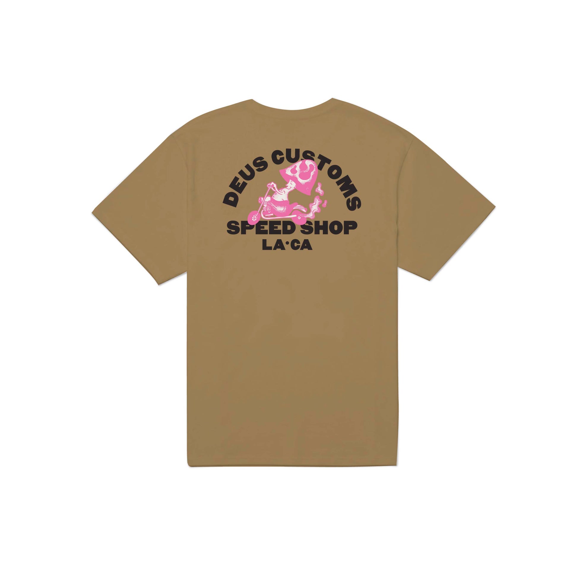 DEUS T-SHIRT HONEY MUSTARD SPEED SHOP
