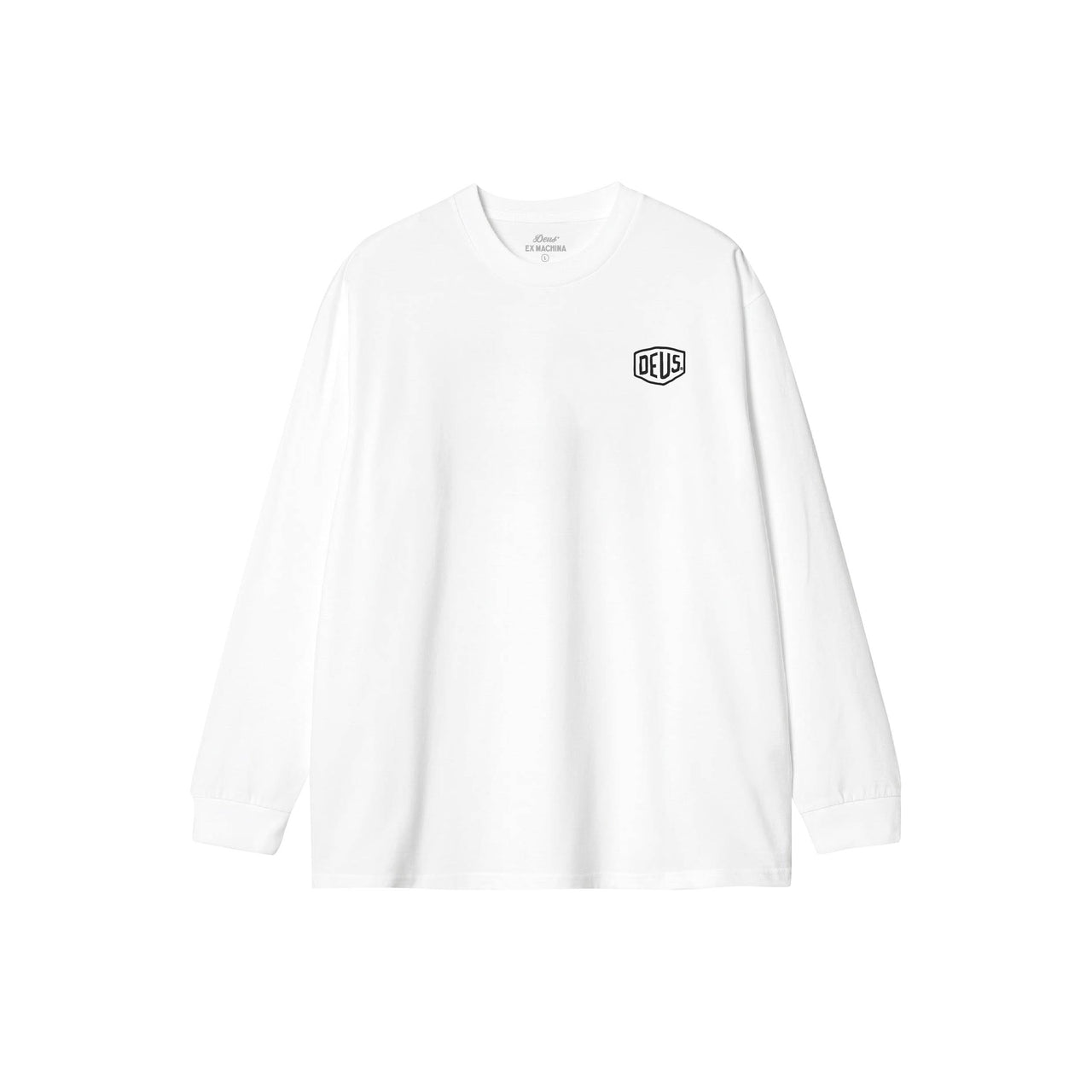 Deus tshirt white longsleeve motorcycles
