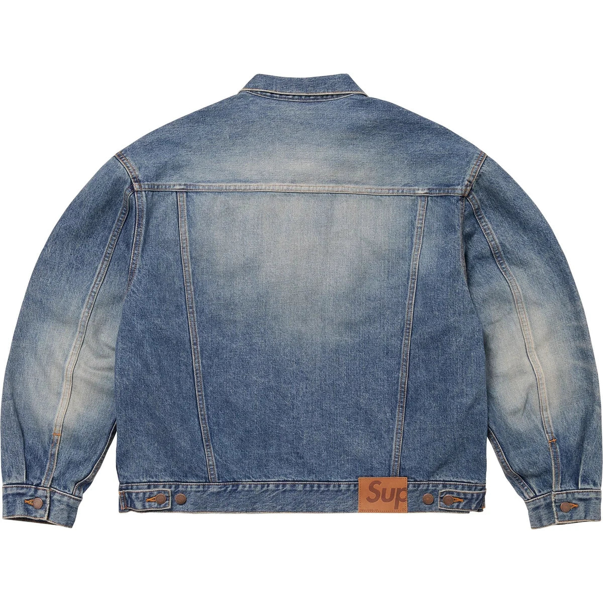 Distressed Selvedge Trucker Jacket