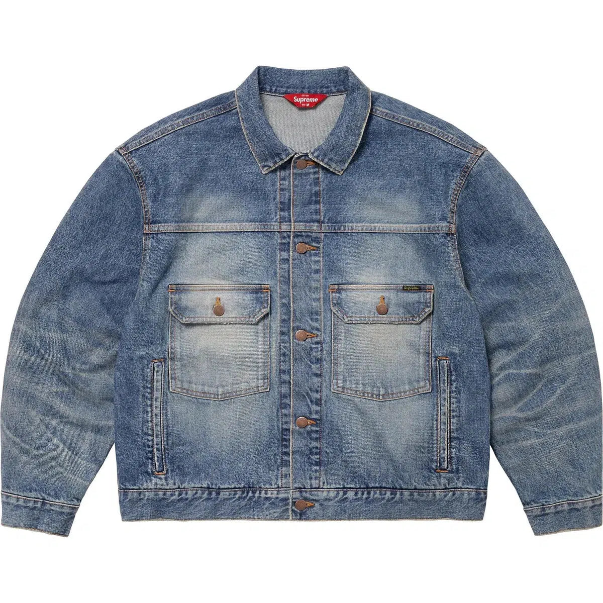 Distressed Selvedge Trucker Jacket