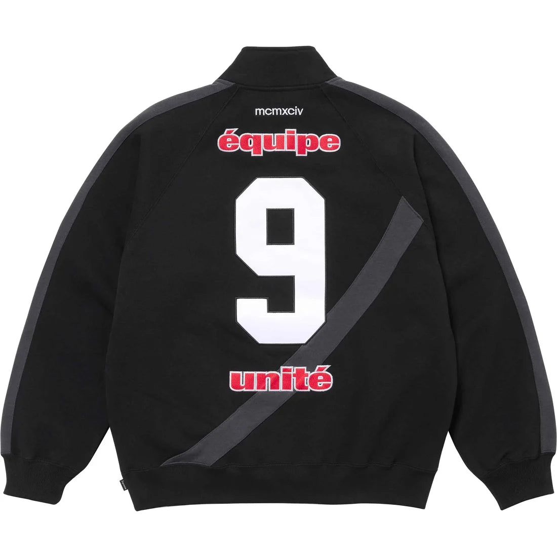 EQUIPE HALF ZIP SWEATSHIRT BLACK