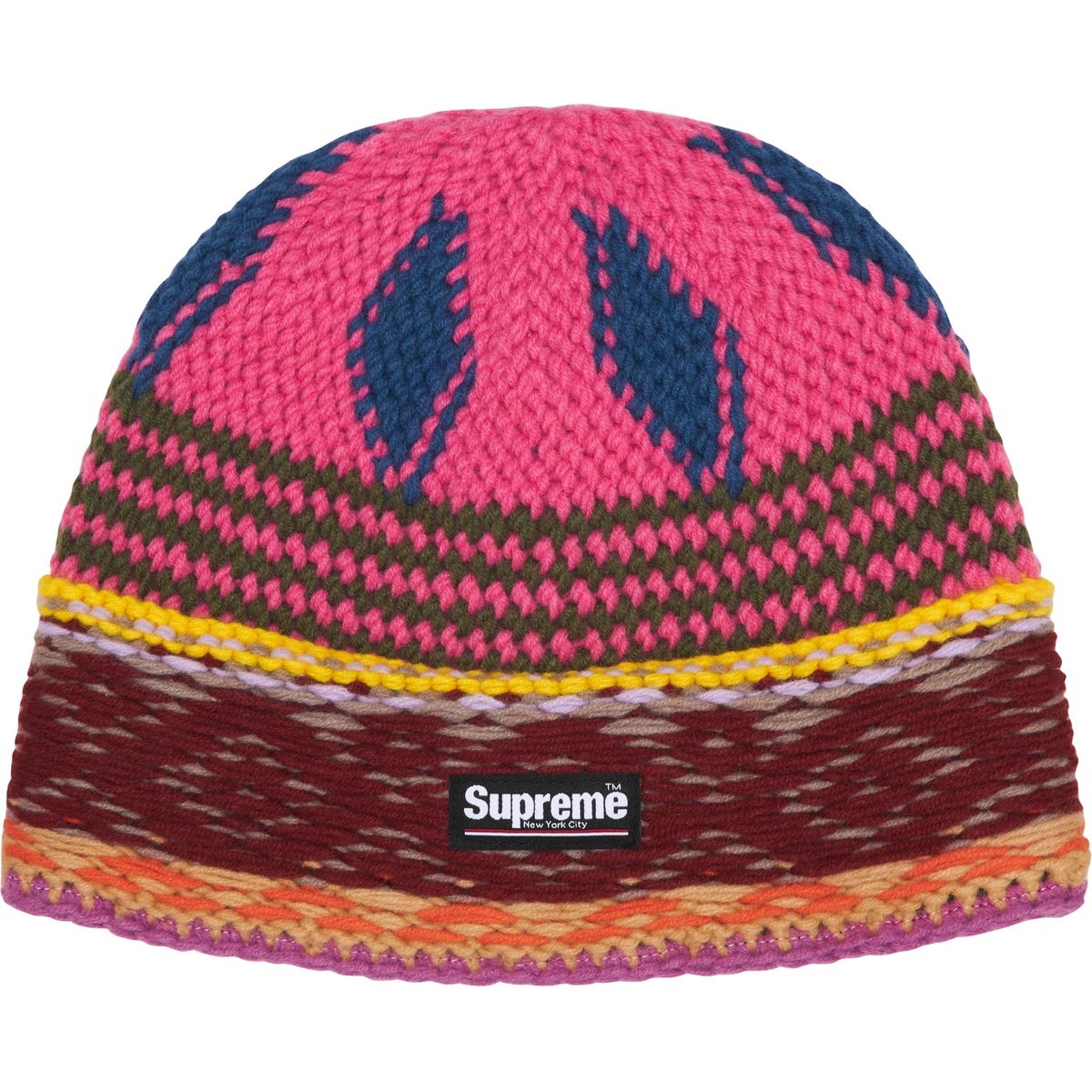 DIAMOND BEANIE PINK OS