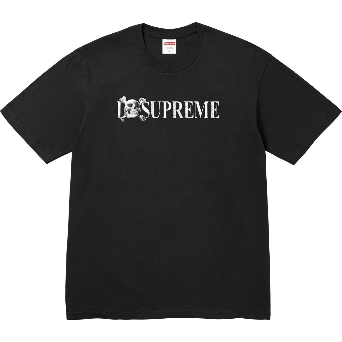 SUPREME SKULL TEE BLACK XL