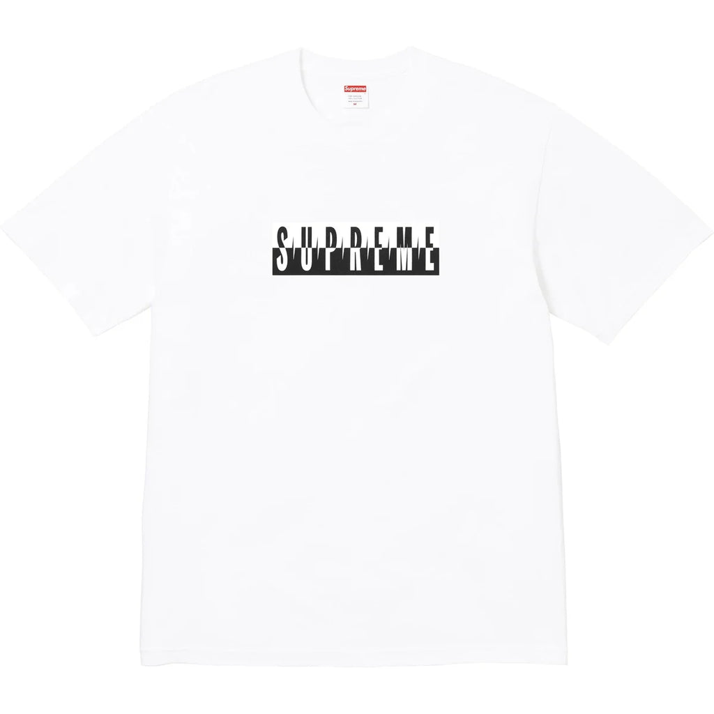 SUPREME SPLIT TEE WHITE