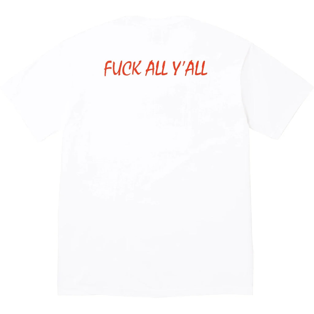 SUPREME SPLIT TEE WHITE