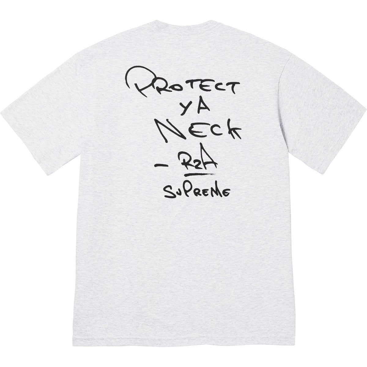 Supreme X Wu-Tang Clan RZA Tee ASH GREY L – Neighborhood