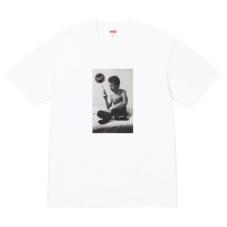 LARRY CLARK GUN TEE WHITE