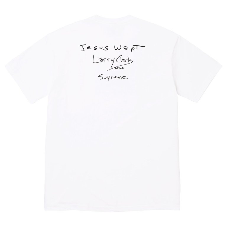 LARRY CLARK GUN TEE WHITE