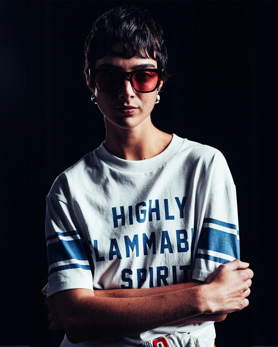 Flammable Tee Dirty White