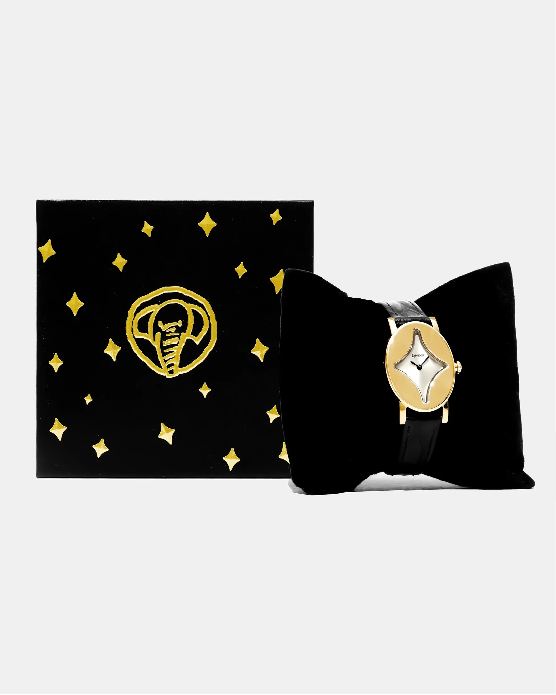 Laphont Nova Watch Medium Gold Case Starburst Dial