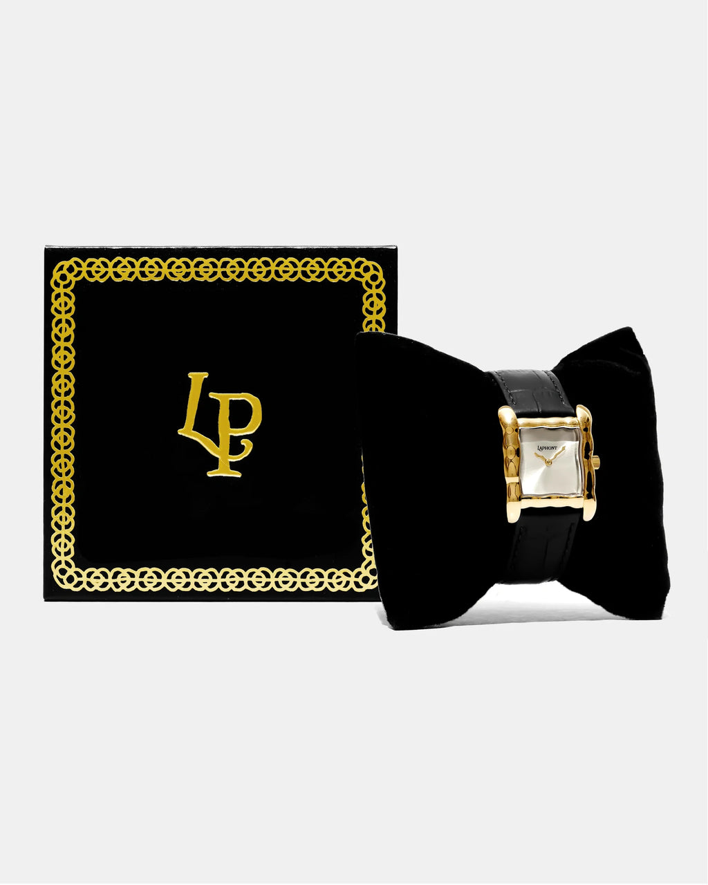 Laphont Situ Watch Large Gold Case Mother of Pearl Dial