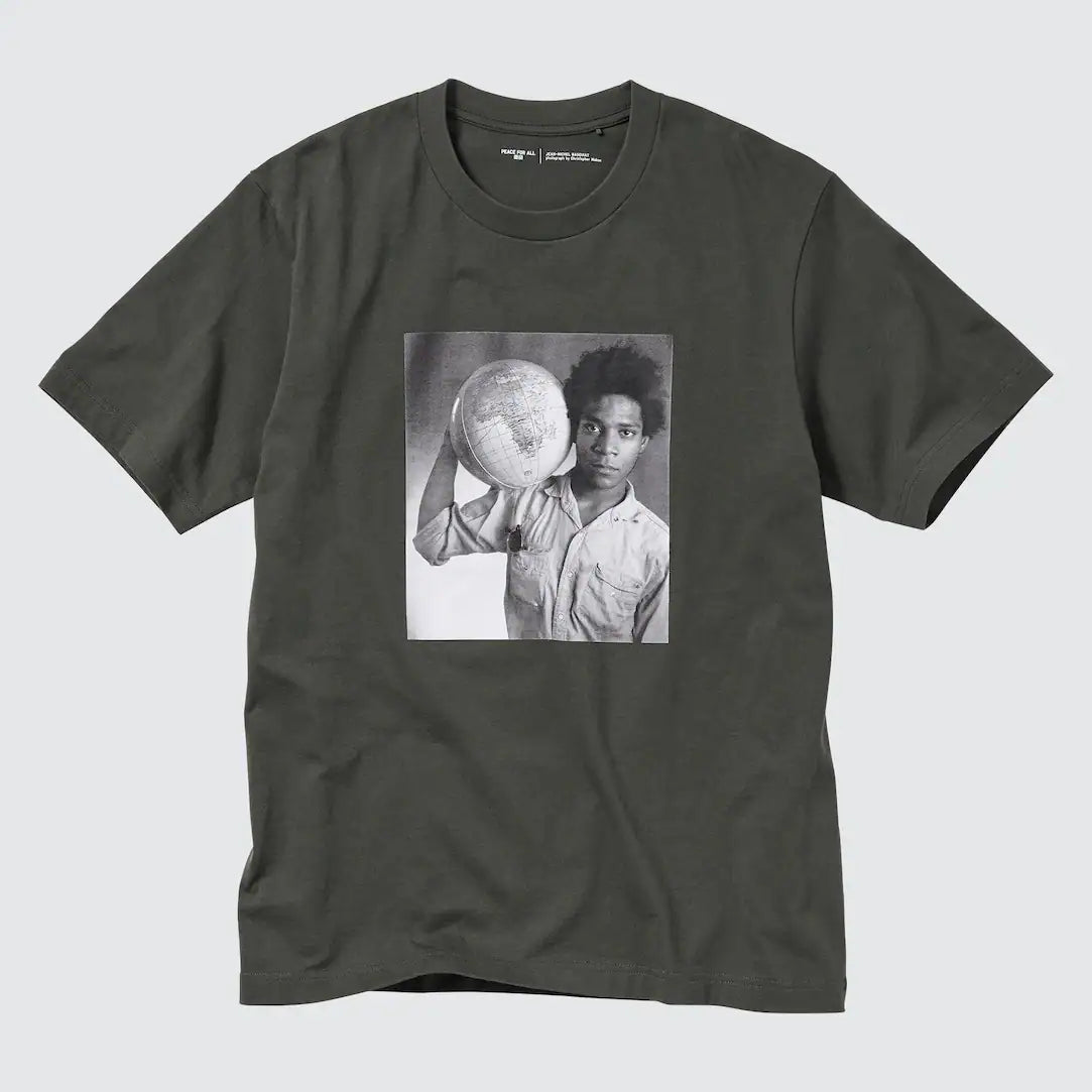 Peace For All Graphic T-Shirt (JEAN-MICHEL BASQUIAT AND CHRISTOPHER MAKOS)