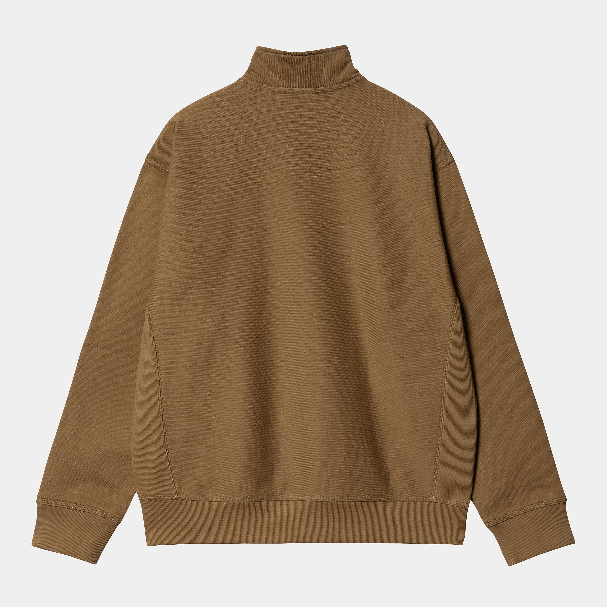 Half Zip American Script Sweat Hamilton Brown