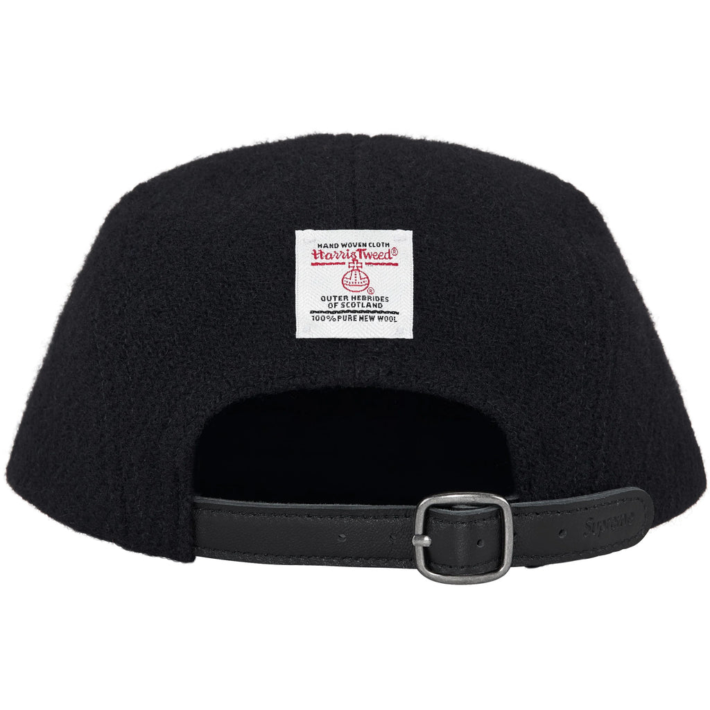 HARRIS TWEED CAM CAP BLACK