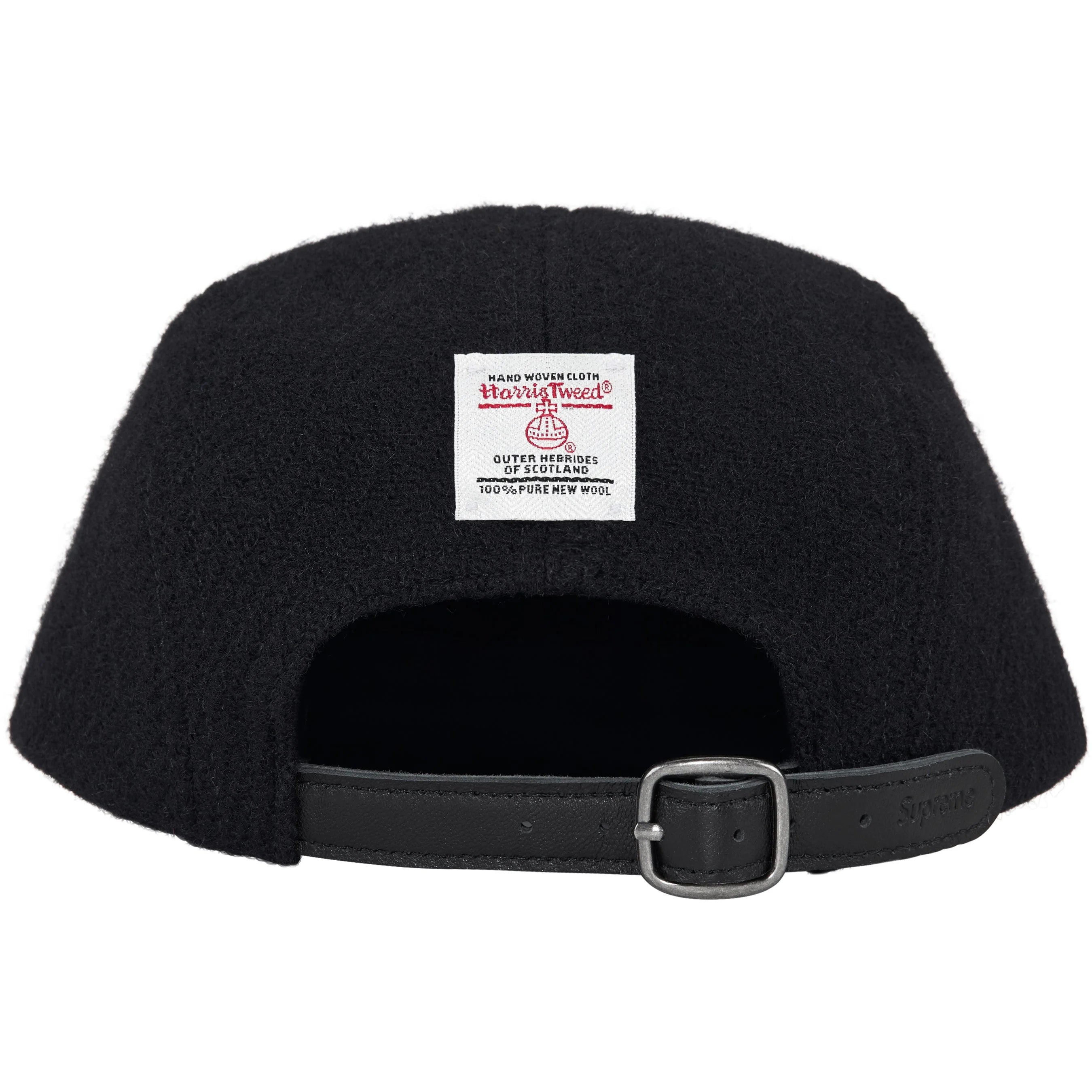 HARRIS TWEED CAM CAP BLACK