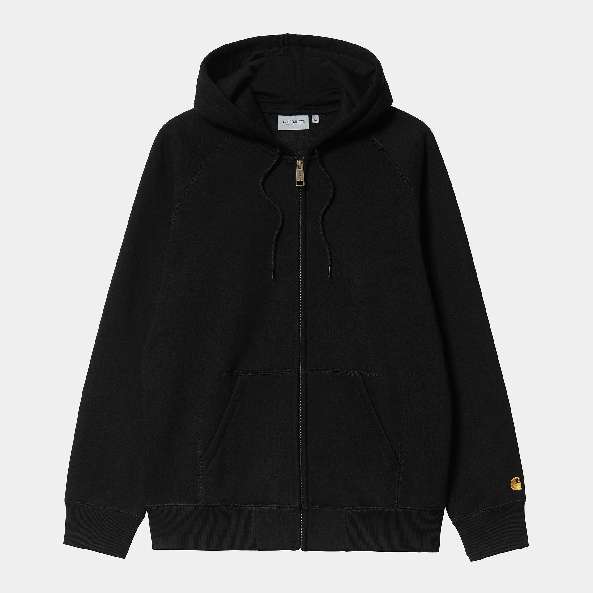 Hooded Chase Jacket Black Gold