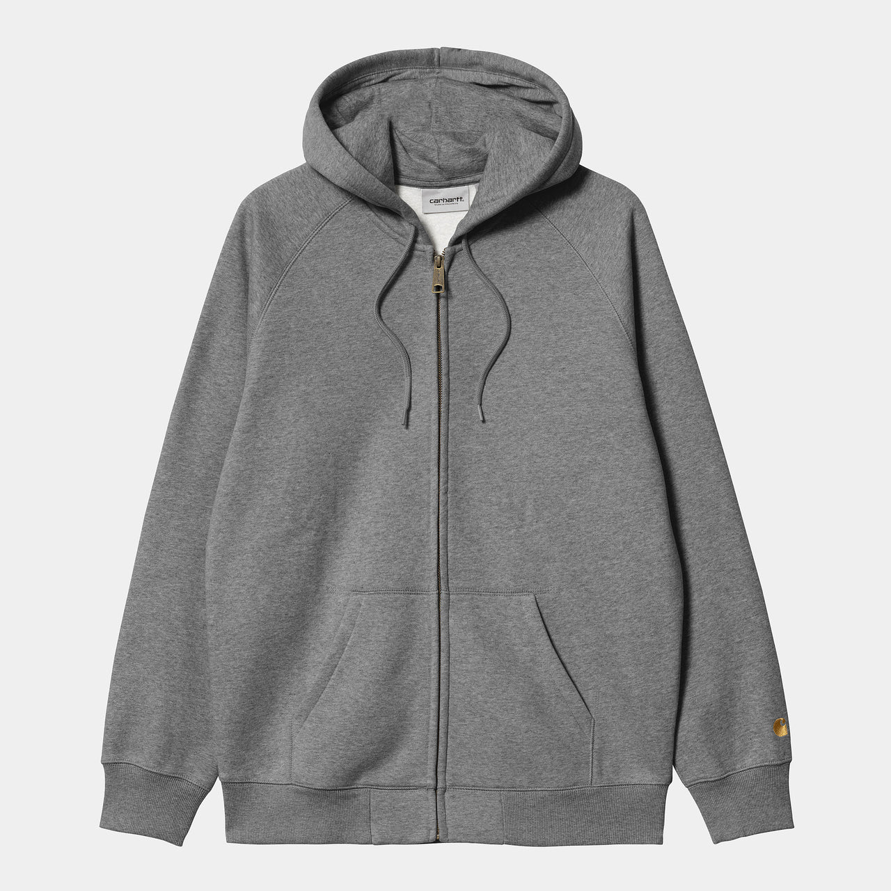 Hooded Chase Jacket Dark Grey Heather Gold