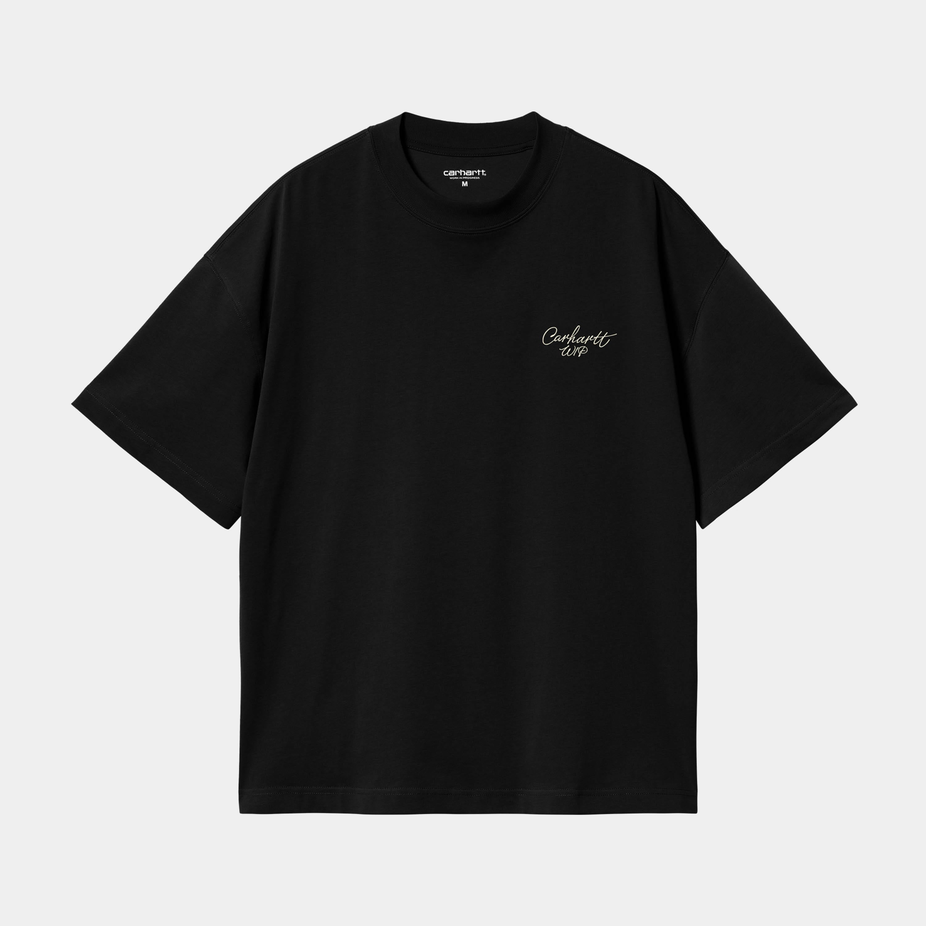 S/S Signature Script T-Shirt Black / Wax