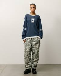 STUSSY ALPINE SWEATER BLUE