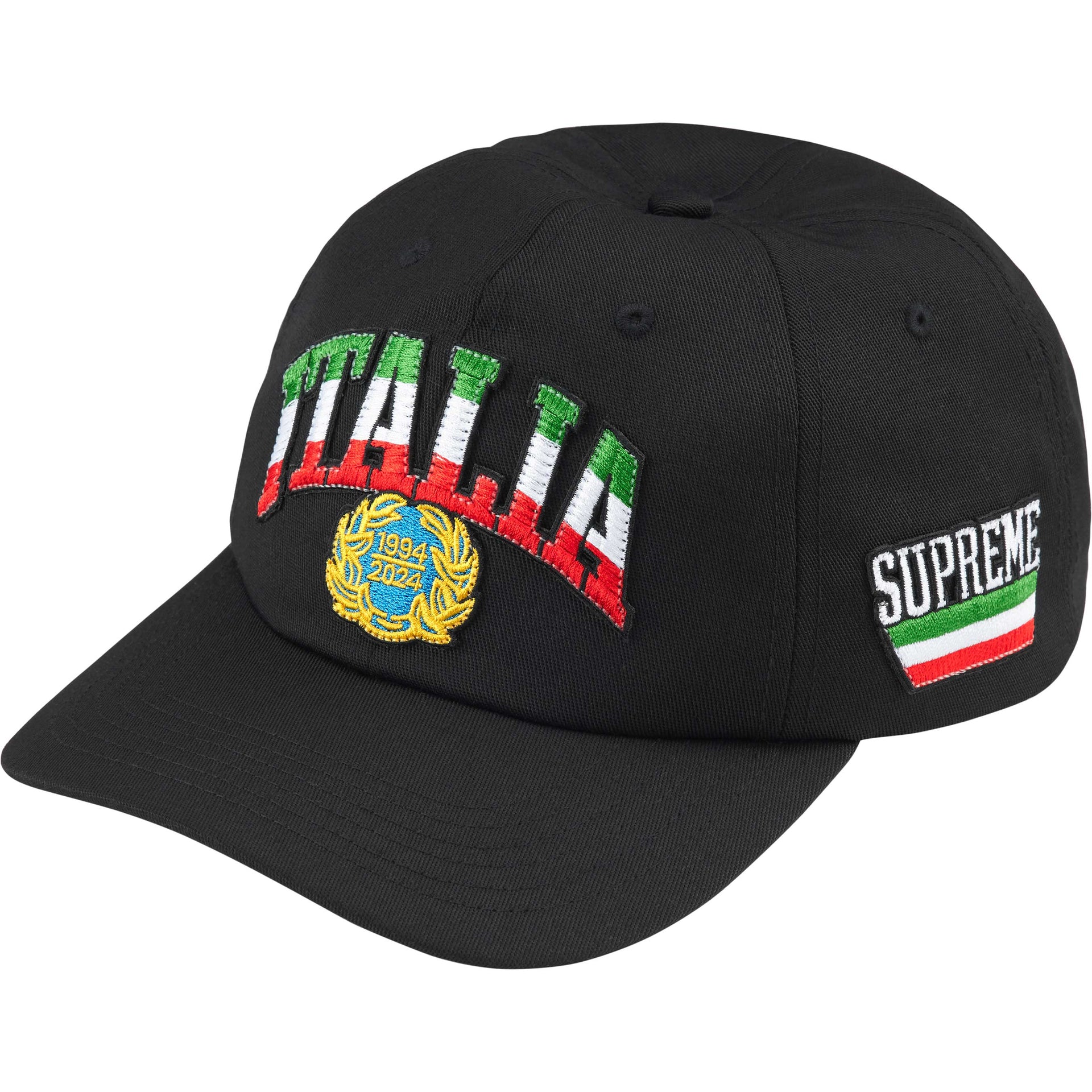 Supreme Italia 6 Panel Black