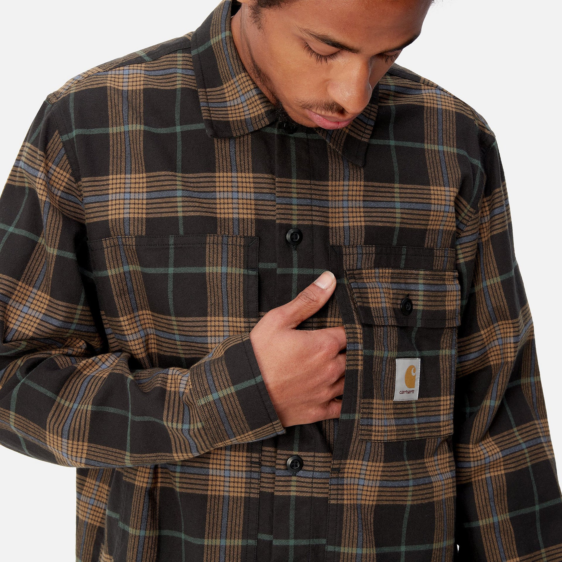 L/S Hadley Shirt Hadley Check Black