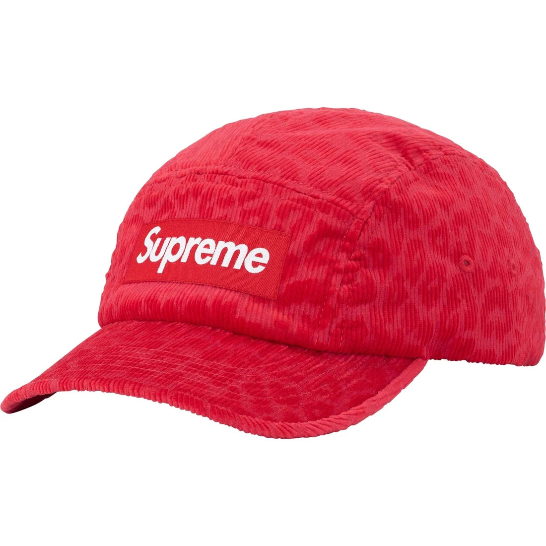 LEOPARD CORDUROY CAMP CAP RED Neighborhood