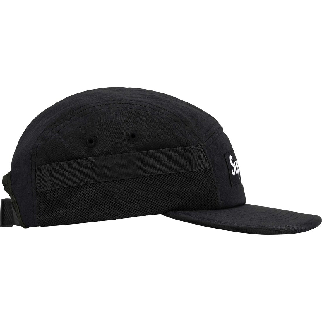 Mesh Pocket Camp Cap Black