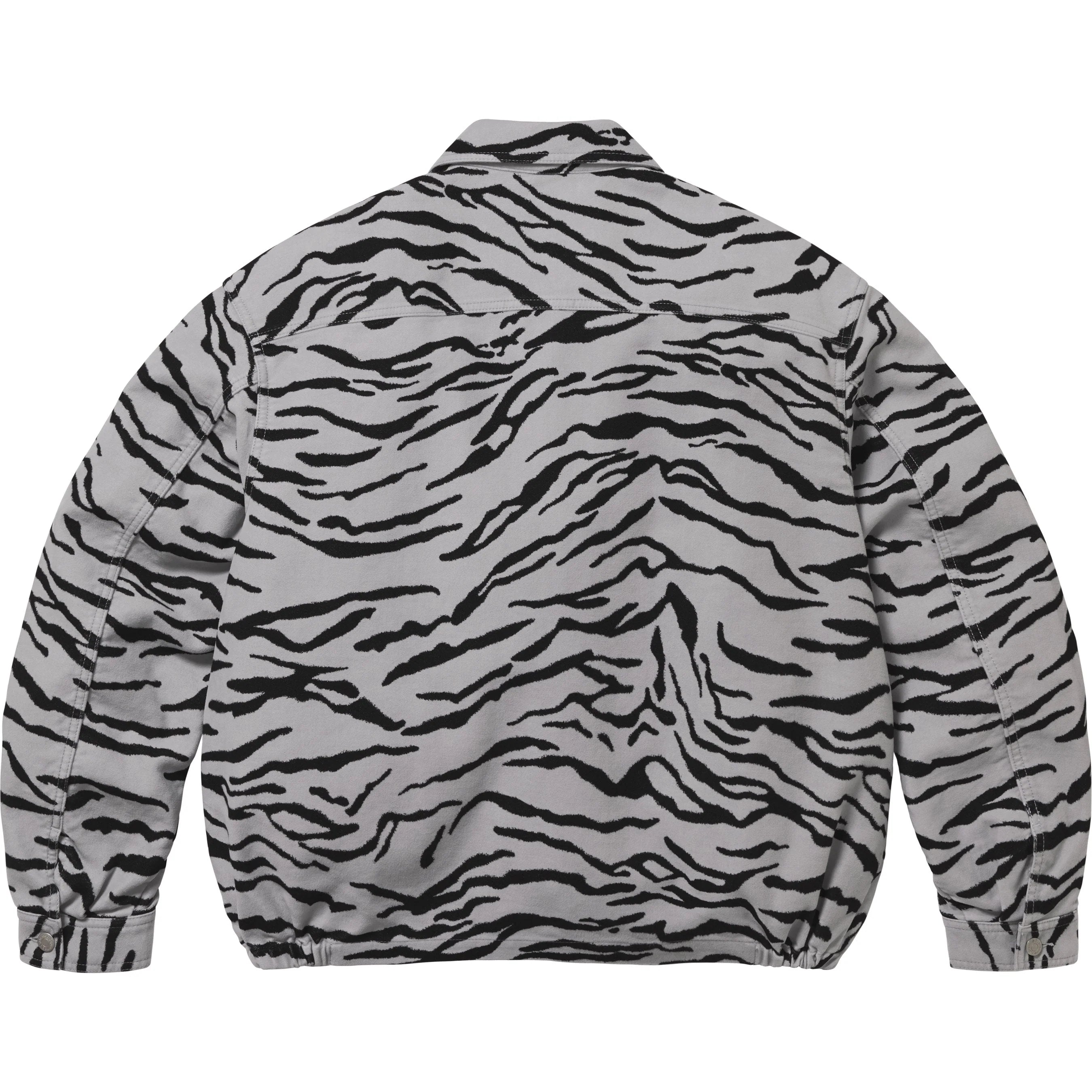 MOLESKIN WORK JACKET ZEBRA, LARGE